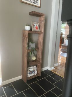 Wooden shelf