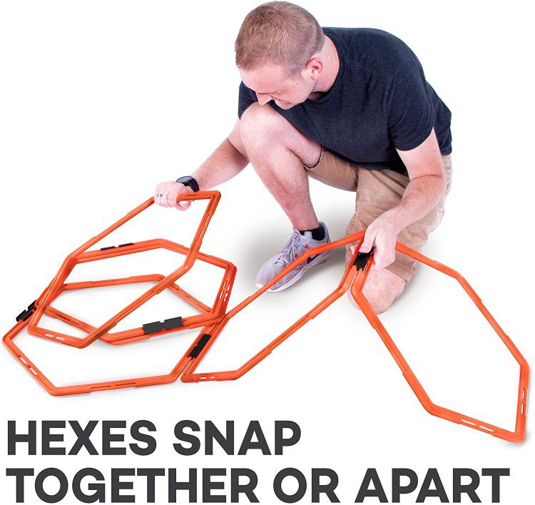Hex Rings - Speed And Agility Training Accessory