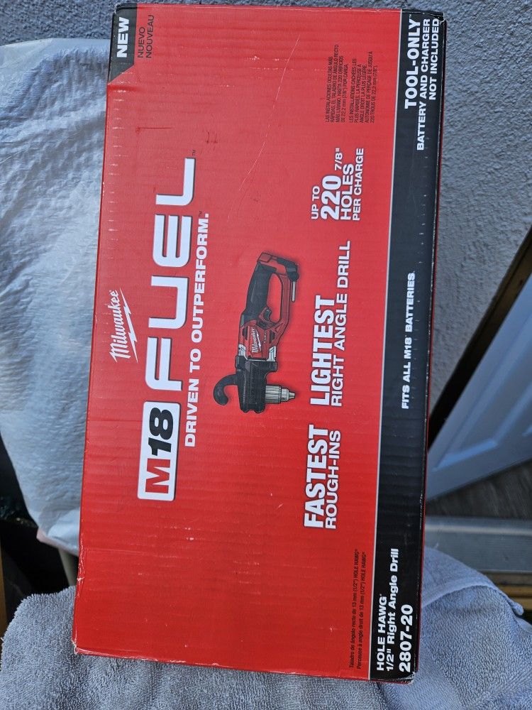 MILWAUKEE M18 FUEL HOLE HAWG DRILL NEW