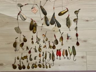 Vintage Fishing Lures, Flashers, Spoons
