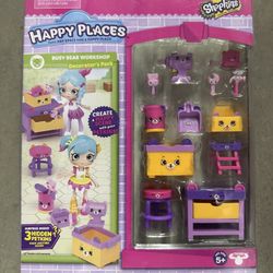 SHOPKINS HAPPY PLACES BUSY BEAR WORKSHOP DECORATOR’S PACK MOOSE TOYS