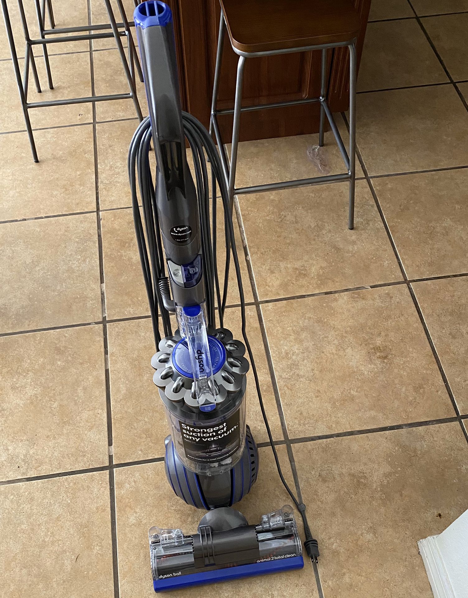 Dyson Upright Vacuum Cleaner, Ball Animal 2, Iron/Purple