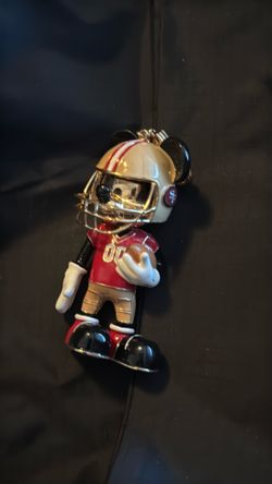 Baublebar Mickey Mouse nfl 49er keychain