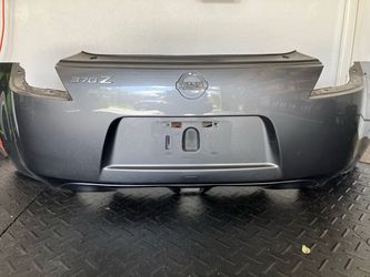 OEM 2016 Nissan 370Z Rear Bumper (Gun Metallic - KAD)