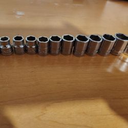 3/8 Socket Set 8-19mm Icon 