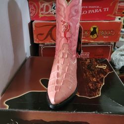 Gator Pink Boots