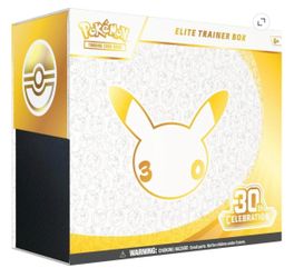 Pokemon TCG 30th Anniversary ETB Elite trainer box