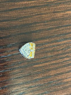 Silver heart charm