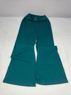 UEU Teal Wide-Leg Yoga Pants xs