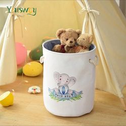 Yiuswoy Animal Pattern Laundry Basket Foldable Large Storage B.v