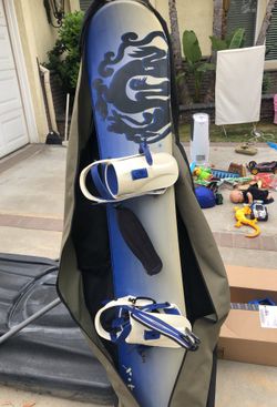 Snowboard in bag comes with an additional free travel bag