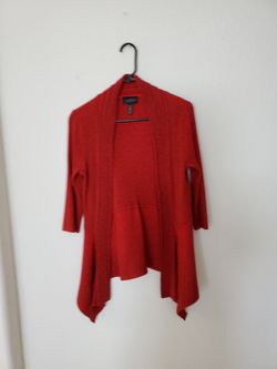 Investments Petites. PM. Long sleeved sparkly sweater.