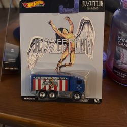 Hot Wheels Hiway Hauler Led Zeppelin Pop Culture - GJR18 NRFP 2019 Blue 1:64