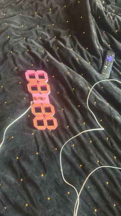 Pink clock