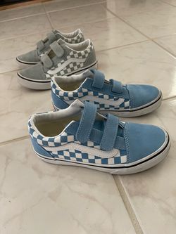 Vans Kids Shoes (blue size:3 - gray size:2,5)