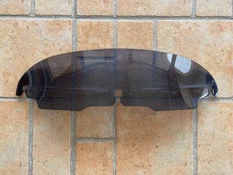 5” tinted windscreen. Harley touring models