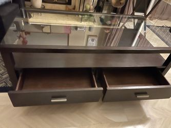 Coffee Table With 2 Drawers 