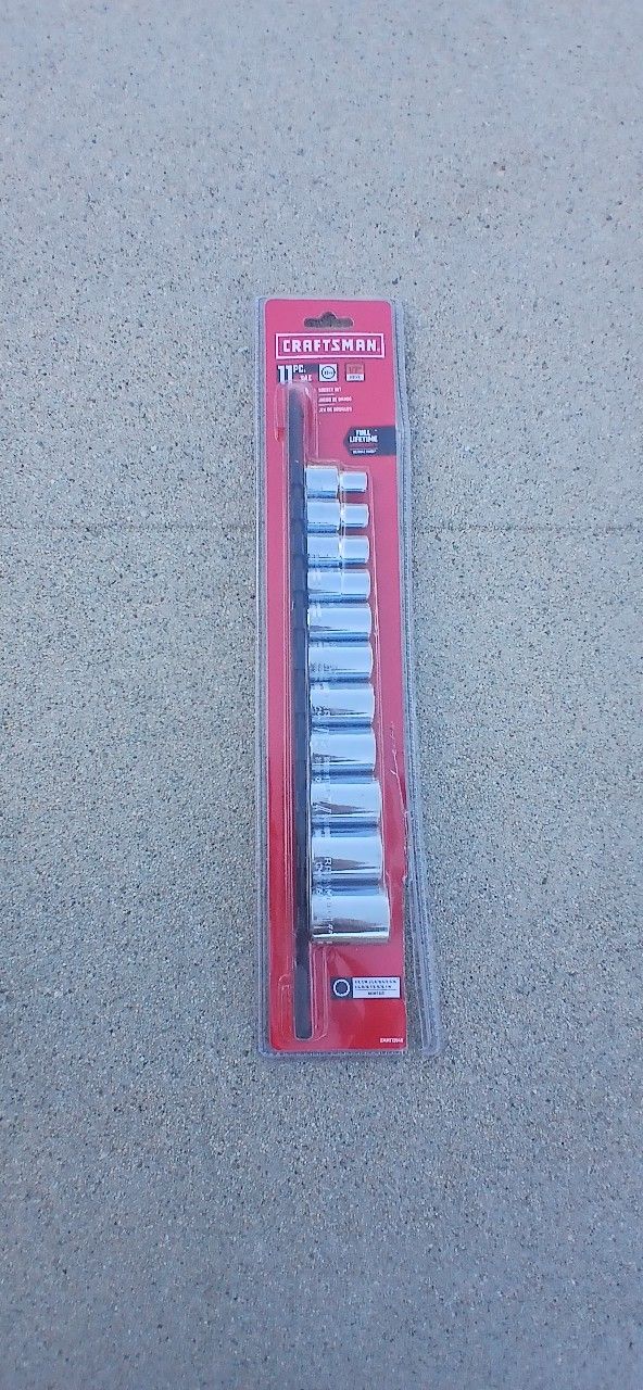 CRAFTSMAN 11PC METRIC SOCKET SET