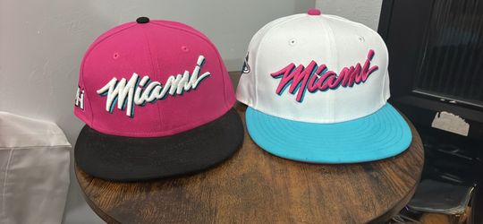 *RARE* Vice city Miami Heat snapbacks (NEW)