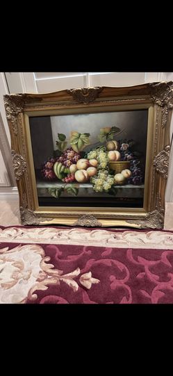 Fruit Gold Frame And Many More Items