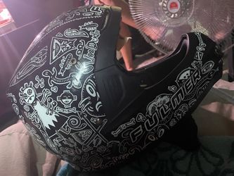 Fuller Motorcycle Helmet Graphic Design