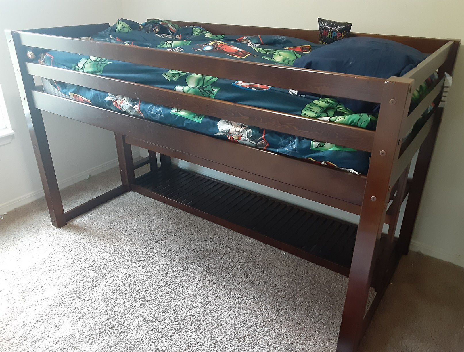 Twin Loft/Bunk Storage Bed
