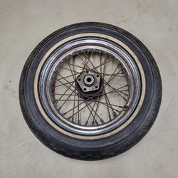 60's 70's Harley Davidson Rear Wheel 