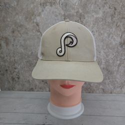 Richardson Letter P Trucker Mesh American Flag Snapback Adjustable Tan WhiteHat