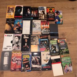 Large Vintage VHS Movie Collection – Classic Movies, Westerns, Horror & More