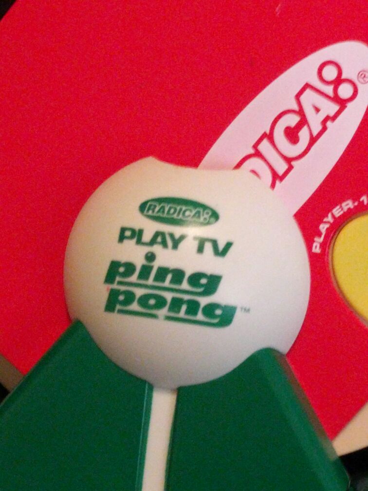 Vintage Radica Play TV Ping-pong Game 2000 - Works 
