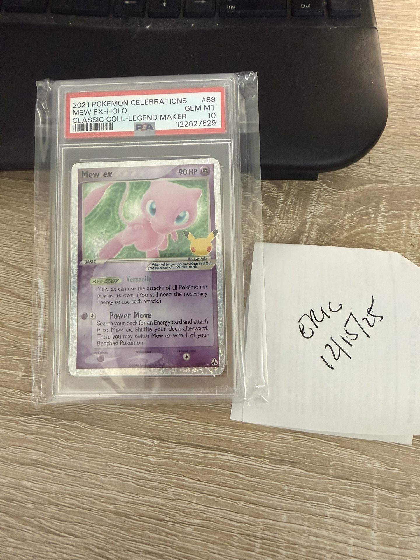 $100 psa 10 mew ex celebrations Pokemon card