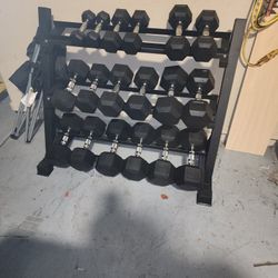 Dumbells - 5-45lbs ( Pair Of 2)