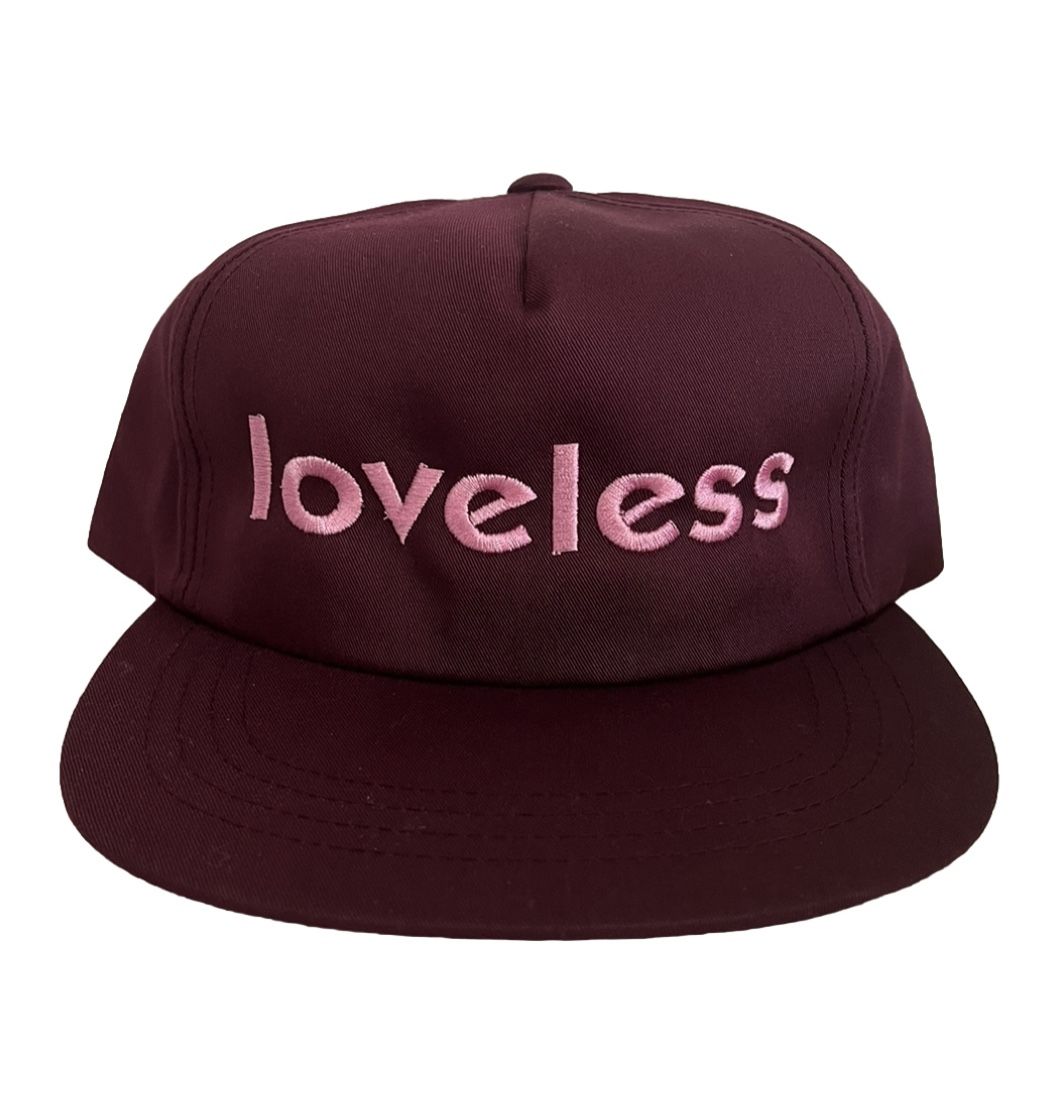 Maroon Pink My Bloody Valentine Loveless Adjustable SnapBack Hat 