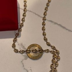 10k Solid Gold Mariner Puff Link/Gucci Link.Please Read Description