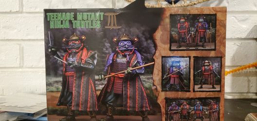 Teenage Mutant Ninja Turtles 3 (Movie) - Turtles in Time - 7" Scale Action Figures - Donatello & Rap