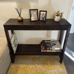Hand built Console Table