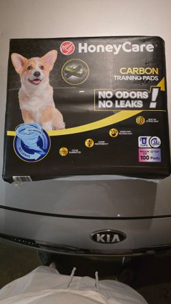 HoneyCare Carbon Dog Training Pads – 100 Count (New & Sealed)
