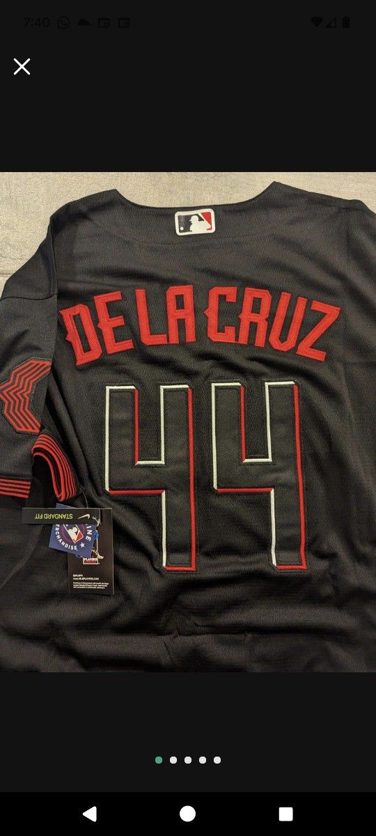 Elly De La Cruz Cincinnati Reds Mens Jersey Size L