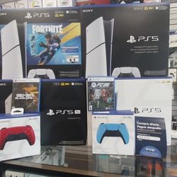 PS5 (disc y digital) completamente nueva disponible con opción de plan de pago con solo $49 de enganche y llévatela a casa.