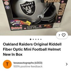 Fiber Mini helmet Mint Condition Collectible