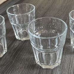 IKEA Pokal 3 7/8” Made In Bulgaria Double shot Glass Of 4