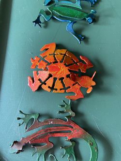 Handcrafted animals metal,