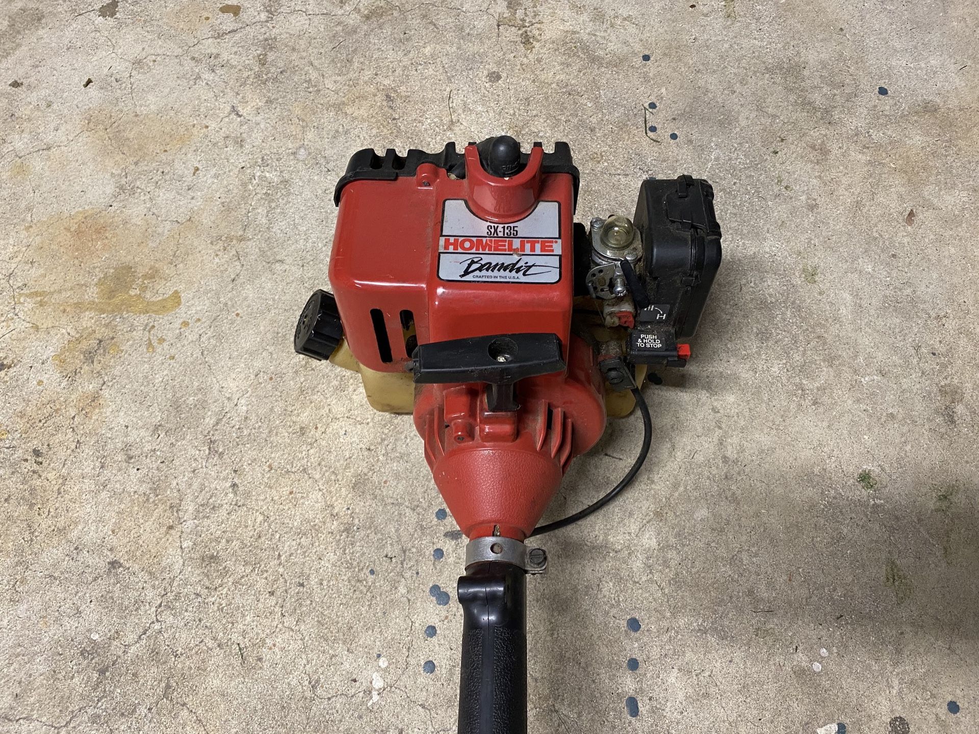 Homelite bandit sx135 2 stroke weed eater wacker line string trimmer