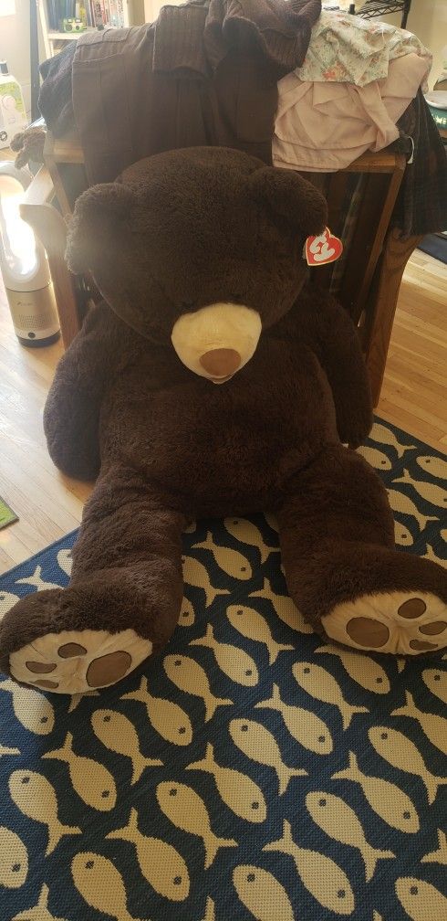Giant 6 Foot Plush Brown Bear 