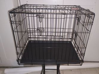 24-in cat/dog completely foldable cage