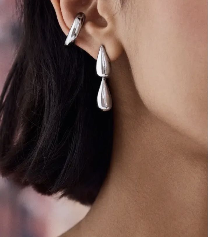 BAUBLEBAR Zoe Double Teardrop Earrings NEW