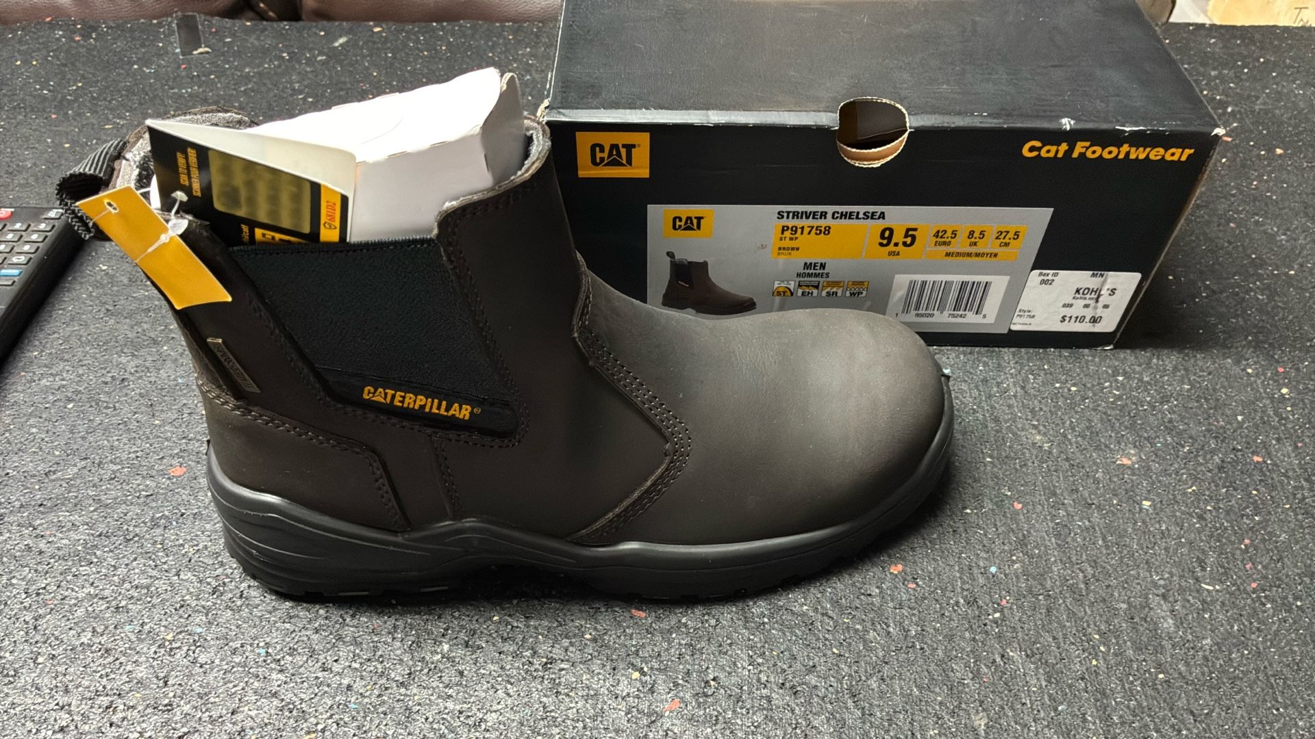 Brand New CAT Steel Toe Work Boots