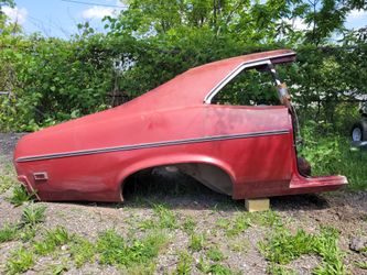 1968, 1969, 1970, 1971, 1972 Chevrolet Nova right passenger quarter panel with partial floor, roof and window