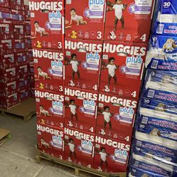 Wholesale Size ( Sam’s Club Costco Bj )Huggies Plus Diaper 