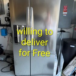 LG Stainless Steel Refrigerator-Excellent Working Condition